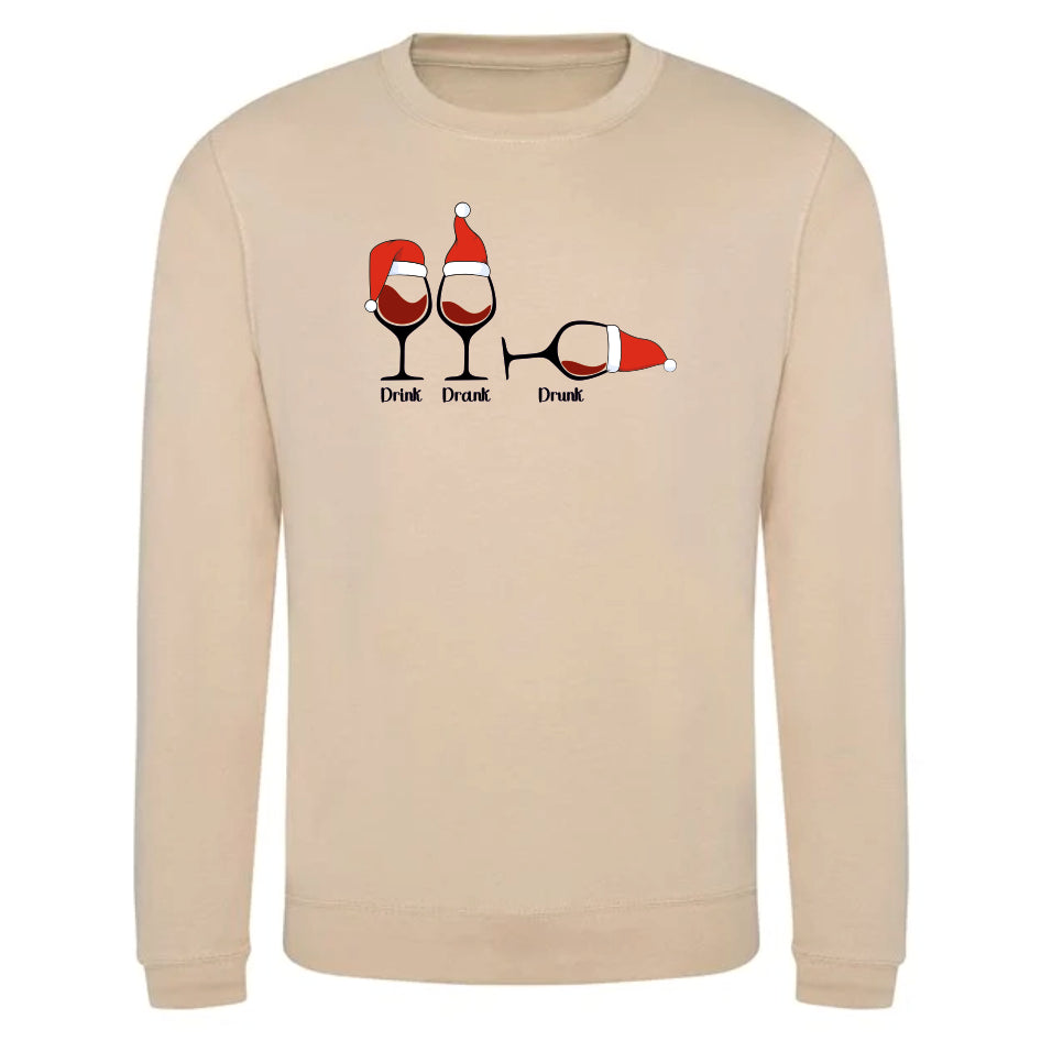 Drink, Drank, Drunk Sweatshirt