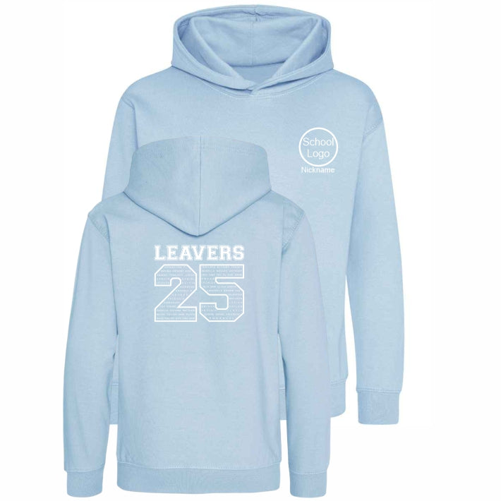 School Leavers Hoodie Ice Blue