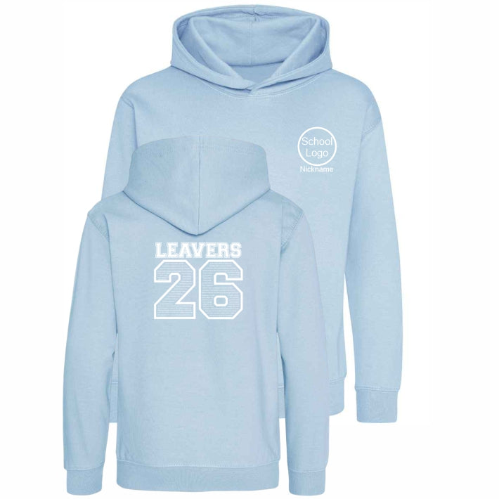 School Leavers Hoodie Ice Blue