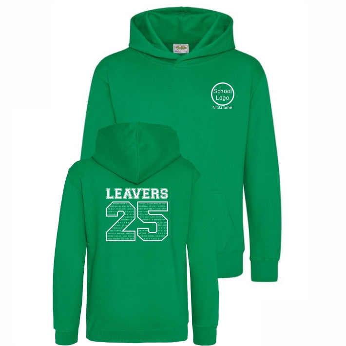 School Leavers Hoodie Green