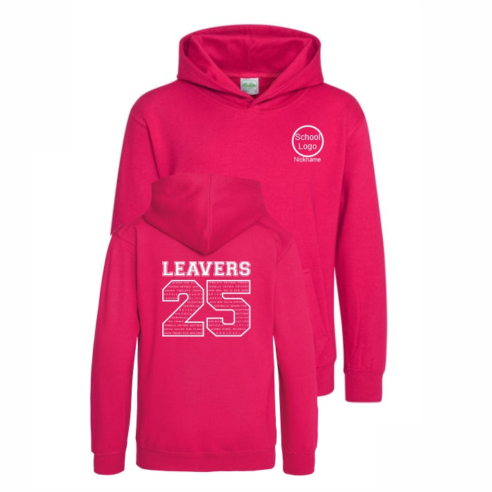 School Leavers Hoodie Pink