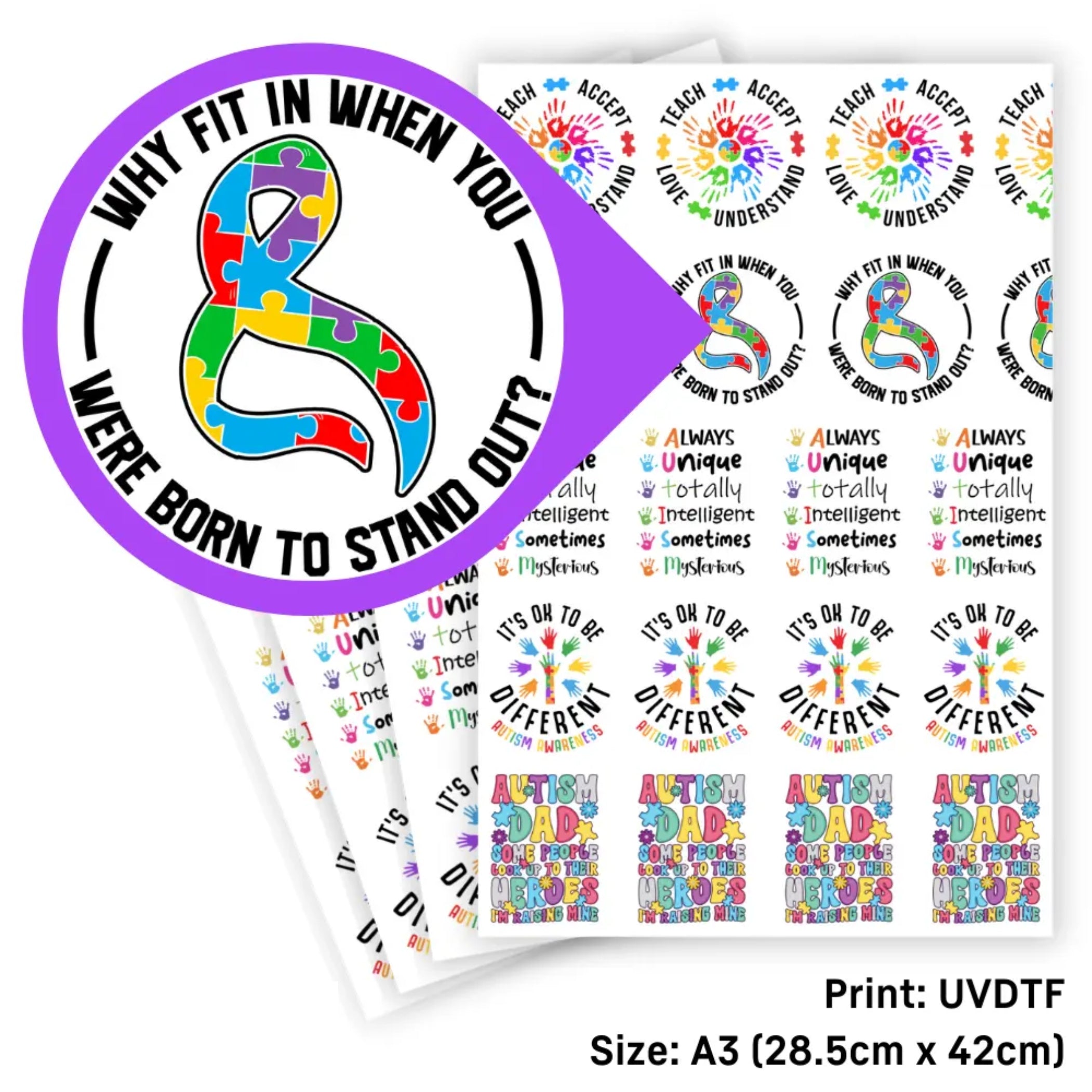 UV DTF Transfers