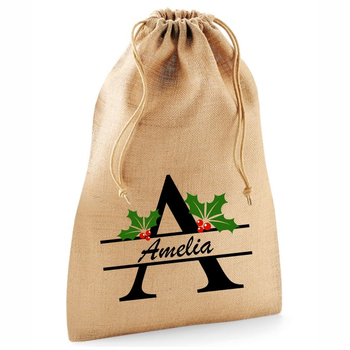 Drawstring Jute Stuff Bag