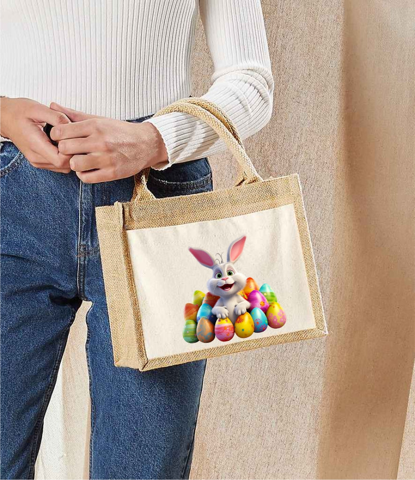 Easter Jute Bag