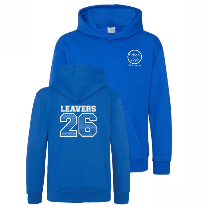 School Leavers Hoodie Royal Blue