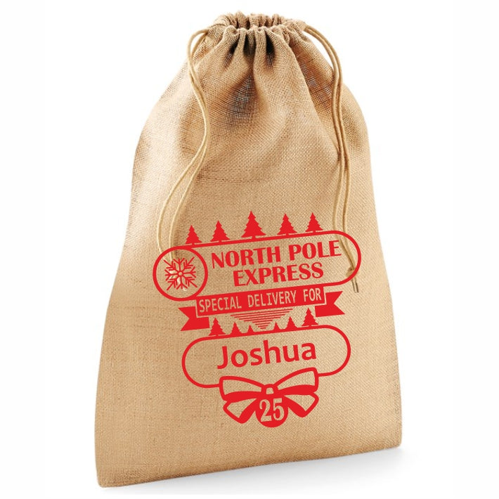 Drawstring Jute Stuff Bag