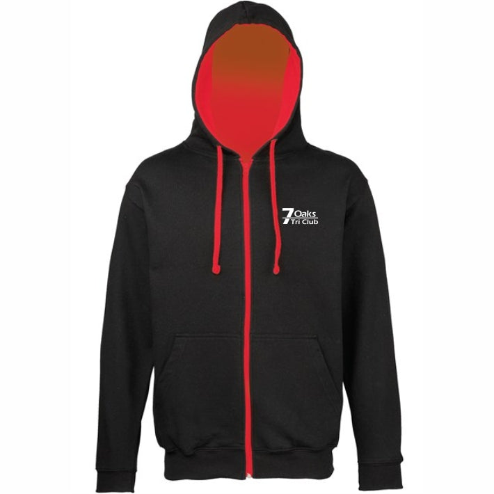 Seven Oaks Tri Club Unisex Zip Through Hoodie